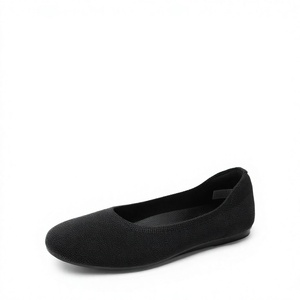 Women <b>Knit</b> Ballet Flats Slip on Round Toe Comfort Casual Walking <b>Shoes</b> - Product Image 4