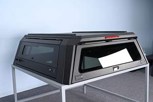 Cubierta de Caja de Camioneta de Aleación de Aluminio Impermeable OEM Directo de Fábrica, con Mesa de <span class=keywords><strong>Camping</strong></span> para TOYOTA HILUX REVO/<span class=keywords><strong>VIGO</strong></span> - Product Image 4
