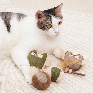 Juguetes de Peluche para Gatos al por Mayor del Fabricante con Bola de Plumas, Catnip y <span class=keywords><strong>Silvervine</strong></span> - Product Image 5