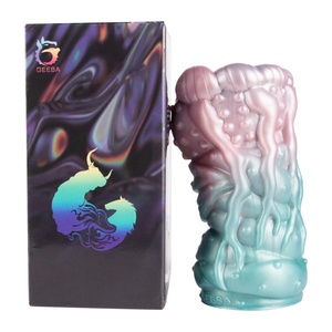 GEEBA - Copa de Silicona Líquida Suave para Ejercicios de Pene, Masajeador de Próstata, Juguetes Sexuales Realistas con Vagina para Hombres, Muñeca Sexual - Product Image 5