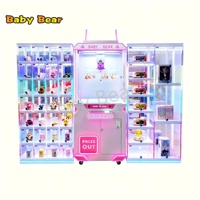 Armoire de rangement modulable sans métal Baby Bear 2026 |   28/10 Options de grille |   1 an |   Machine à cadeaux au design unique pour les salles d'arcade