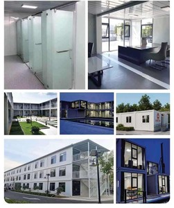 Maison conteneur respirante à toit plat en acier à double étage, logement préfabriqué assemblable, hôtel extensible résistant aux tremblements de terre - Product Image 4