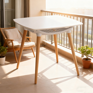 Cafetería Librería con Mesas de Comedor de Tamaño y Altura Modificables, Diferentes Opciones de Materiales, Espacio de Almacenamiento Abierto y Construcción Segura - Product Image 2