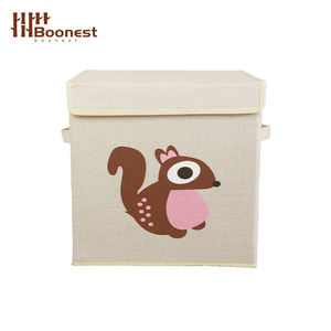 Organizzatore per Cassetti di Alta Qualità, Scatola Portaoggetti Pieghevole per Bambini con Disegni di Cani in Tessuto - Product Image 5