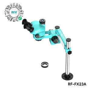 <span class=keywords><strong>Microscopio</strong></span> Estéreo Trinocular RF4 FX23A con Zoom 7X-50X, LED Ajustable y Adaptador de Cámara para Reparación Industrial y Laboratorio - Product Image 6