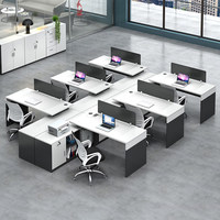 Meuble de bureau de direction, combinaison de mobilier de bureau, cloison de bureau, table d'ordinateur simple, bureau financier convertible