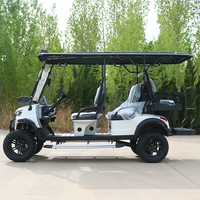 Chariot de golf à batterie lithium 48 V à forte capacité de charge, 6 places, chariot de chasse