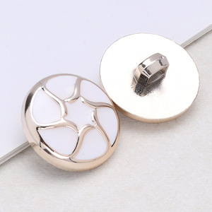 Boutons ronds de luxe en perles avec décoration en strass, sans nickel, à tige, pour vêtements de mode - Product Image 5
