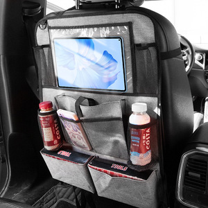 <b>Car</b> Seat Back Storage Bag Multifunctional Organizer With 8-11 Pockets For Rear Seat <b>iPad</b> And Drink <b>Holder</b> Universal Fit - Product Image 3