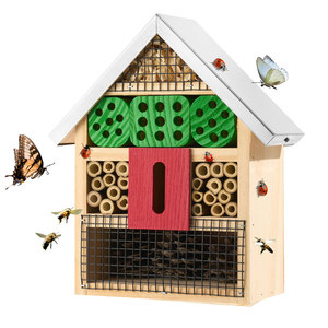 <span class=keywords><strong>Maison</strong></span> d'insectes suspendue en bambou pour abeilles, papillons et coccinelles – Hôtel d'insectes d'intérieur et d'extérieur - Product Image 6