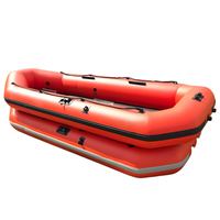 GARIDA Venta caliente Rescue Whitewater River Balsa flotante con balsa Drop Stitch Floor Lifferaft Impermeable Packraft Paddle Kayak