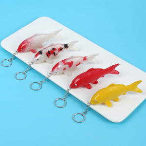 Modelos de peces ornamentales simulados (koi y peces dorados), decoraciones para acuarios, decoraciones para fuentes de agua, material didáctico escolar. - Product Image 1