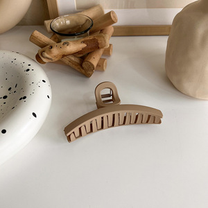 Nouvelles pinces à cheveux élégantes coréennes beige café, accessoires pour cheveux en acrylique, grandes <span class=keywords><strong>mini</strong></span> barrettes rectangulaires, pinces à cheveux <span class=keywords><strong>crabe</strong></span> - Product Image 6