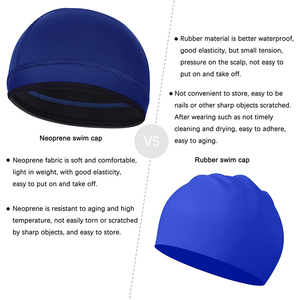 Cappello da immersione in Neoprene personalizzato cappello da immersione termico da 2MM cuffia da nuoto per Snorkeling cappello da Surf berretto da nuoto impermeabile - Product Image 5