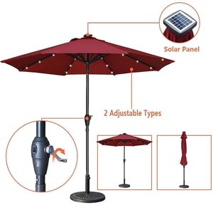 Parasol solaire LED pour jardin, balcon et terrasse, nouveau design résistant aux UV - Product Image 5