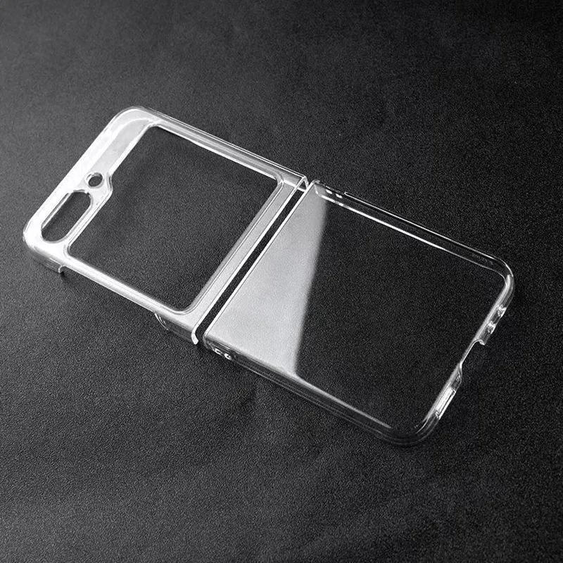 Оптовая Продажа с фабрики Новое поступление Flip5 PC Прозрачный чехол для телефона Samsung Galaxy Z Flip 5 кристально прозрачный чехол-накладка