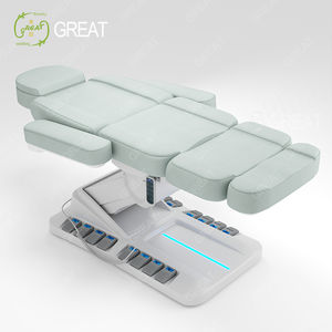 เตียงสปาหน้าสำหรับร้านเสริมสวยดีไซน์ใหม่หรูหราทันสมัย4มอเตอร์ไฟฟ้ายกโต๊ะนวดปรับได้ - Product Image 3