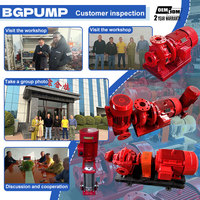 Ensemble de pompe à eau centrifuge à haute pression à moteur diesel pour la lutte contre l'incendie, 20 ch, 50 ch, pompe à incendie et pompe jockey