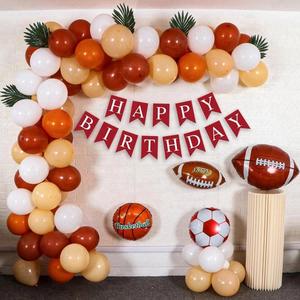 ลูกโป่งยางลาเท็กซ์ทรงกลมขนาด 10 นิ้ว ขายส่ง ลูกโป่งฟอยล์รูปฟุตบอล บาสเกตบอล สำหรับงานวันเกิด ของตกแต่งงานปาร์ตี้เพื่อการส่งเสริมการขาย - Product Image 4