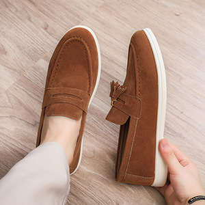 <span class=keywords><strong>Chaussures</strong></span> habillées en cuir à enfiler tendance, résistantes à l'usure, respirantes, mocassins formels pour <span class=keywords><strong>hommes</strong></span>, <span class=keywords><strong>chaussures</strong></span> décontractées pour <span class=keywords><strong>hommes</strong></span>, baskets - Product Image 2