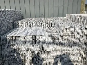 Giá bán buôn xếp chồng lên nhau đá Veneer mây tự nhiên màu xám <span class=keywords><strong>Slate</strong></span> tấm Ốp cho tường trang trí - Product Image 5