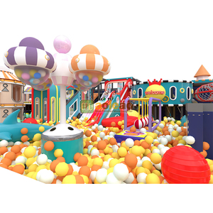Aoleao Aire de jeux intérieure personnalisée avec piscine à balles, toboggan, structure d'escalade, carrousel, trampoline, bac à sable pour enfants, capacité 500 kg, jeux souples certifiés CE TUV - Product Image 3