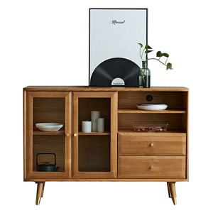 Entrée de salon vente en gros <span class=keywords><strong>console</strong></span> moderne en bois naturel table avec tiroirs - Product Image 1