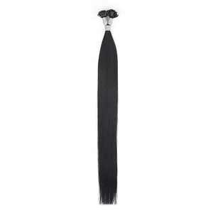 K.swigs Factory Wholesale Chinese Virgin Hair Top Grade Premium 100% Remy Human Hair Straight Flat Tip Customized Color Machine - Product Image 6