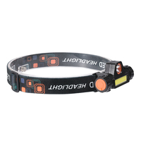 3030 + COB Amplia gama camping pesca luz linterna antorcha cabeza luz faro para correr