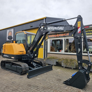 Mini excavadora de ruedas Hyundai HX60PRO de segunda mano, motor de 6 toneladas y caja de cambios, nueva maquinaria agrícola y doméstica duradera 90% - Product Image 6