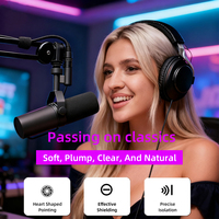 Microphone vocal dynamique GM7B, microphone filaire en métal de qualité broadcast pour podcasting, enregistrement en studio, blindage électromagnétique