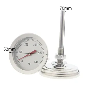 Stainless Steel BBQ Thermometer Meat Thermometer Temperature Meter BBQ Food Cooking Meat Gauge Kitchen Tools 0-500 degrees