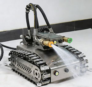 Robot de Limpieza de Conductos de Grasa de Cocina con Sistema de Pulverización y Productos Químicos de Alta Presión PC-G10 para Campanas Extractoras y Conductos de Ventilación - Product Image 1