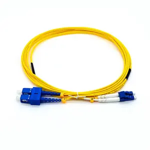 OEM/ODM kabel Patch serat optik dupleks lc-lc 60 m SC SingleMode lc apc-sc apc simplex kabel patch 2m w