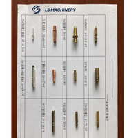 Perni di sicurezza in rame per connettori elettrici maschio a testa di pistola per colonnine di ricarica di nuova generazione, finitura lucida, modello LL-01-020