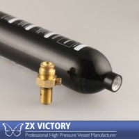 9oz 12oz 16oz 20oz 24oz PCP Paintball Réservoir ISO7866 Cylindre en aluminium CO2 Bouteille HPA Réservoir d'air Réservoir pour paintball pistolet à air comprimé airsoft