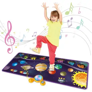 CPC סיטונאי פופולרי חדש חינוכי מוסיקה צעצועי גלקסי סדרת מוסיקה ריקוד מחצלת מחצלת מוזיקלית לילדים לשחק רצפת מחצלת
