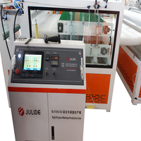 Ligne de production de matelas en fibres d'air écologiques personnalisée JULIDE, machine de fabrication de fils à vis simple haute capacité pour POE, HDPE, PE, PP
