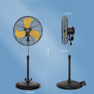 16" 18" 20" Heavy Duty Electric High Velocity Oscillating Industrial <b>Stand</b> Pedestal <b>Fan</b> - Product Image 2