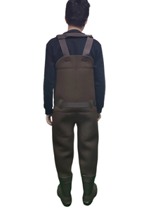 Chất Lượng Cao 5Mm Nâu <span class=keywords><strong>Neoprene</strong></span> Câu Cá Waders Bền Săn Bắn Eo Ngực Loài sếu Với 800G Thinsulate Không Thấm Nước Loài sếu Khởi Động - Product Image 2