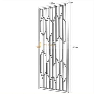 ANN029 Custom Modern Stainless Steel Full Welded Multifunctional Durable <b>Screen</b> <b>Partition</b> Various Designs Interior Engineering - Product Image 6