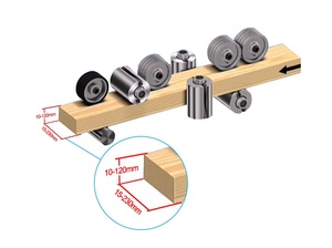 Chuyên nghiệp Máy chế biến gỗ <span class=keywords><strong>double</strong></span> side planer máy với xoắn ốc Cutter - Product Image 2
