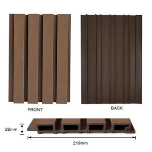 Revestimiento de Pared Exterior WPC Directo de Fábrica, Panel de Pared Compuesto de Madera y Plástico Resistente al Agua para Exteriores - Product Image 2