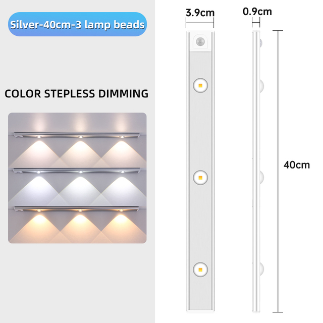 High Quality Wireless Magnetic Motion Sensor LED Cabinet Light for Kitchen Under Cabinet Lighting