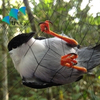 Filet anti-oiseaux en nylon 5*-20m avec des trous de 1,5*1,5cm, filet de capture d'oiseaux 3mx15m, filet anti-chauves-souris, filet de chasse aux oiseaux en plastique pour le marché saoudien