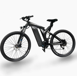 Nouvelle batterie au lithium 17,5 Ah, vélo électrique en aluminium, frein hydraulique double 24 pouces, vélo électrique tout-terrain, 12 vitesses, batterie intégrée, 60 km d'autonomie - Product Image 1