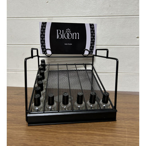 ชั้นวางยาทาเล็บขายปลีกโลหะคุณภาพสูงระดับมืออาชีพยืนยืนแสดงโฆษณาเป็นมิตรกับสิ่งแวดล้อมบนโต๊ะ - Product Image 5