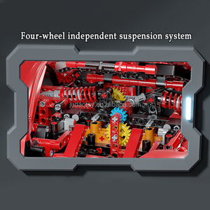 ชุดตัวต่อ <span class=keywords><strong>Kbox</strong></span> 10523 1:8 รถซูเปอร์คาร์ ประกอบเป็นรถบังคับวิทยุได้ ของเล่นตัวต่อ - Product Image 4