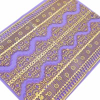 Tapis de cuisson en silicone pour fondant et pâte à sucre, motif floral, moule Chantilly, outils de décoration de gâteaux de mariage