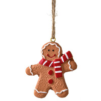 Nouvelles décorations de Noël en résine de haute qualité : pendentifs lumineux miniatures en forme d'homme en pain d'épices, flocon de neige et cloche pour bricolage d'arbres de Noël